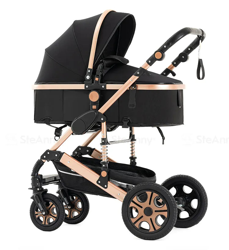 Baby Stroller Combo Car Seat Travel System Baby Carriage Bassinet