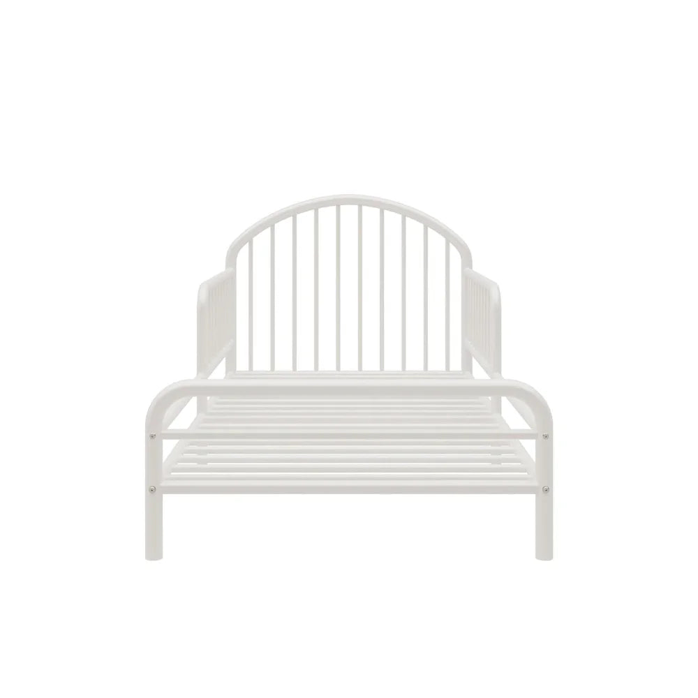 Metal Toddler White Bed for Kids