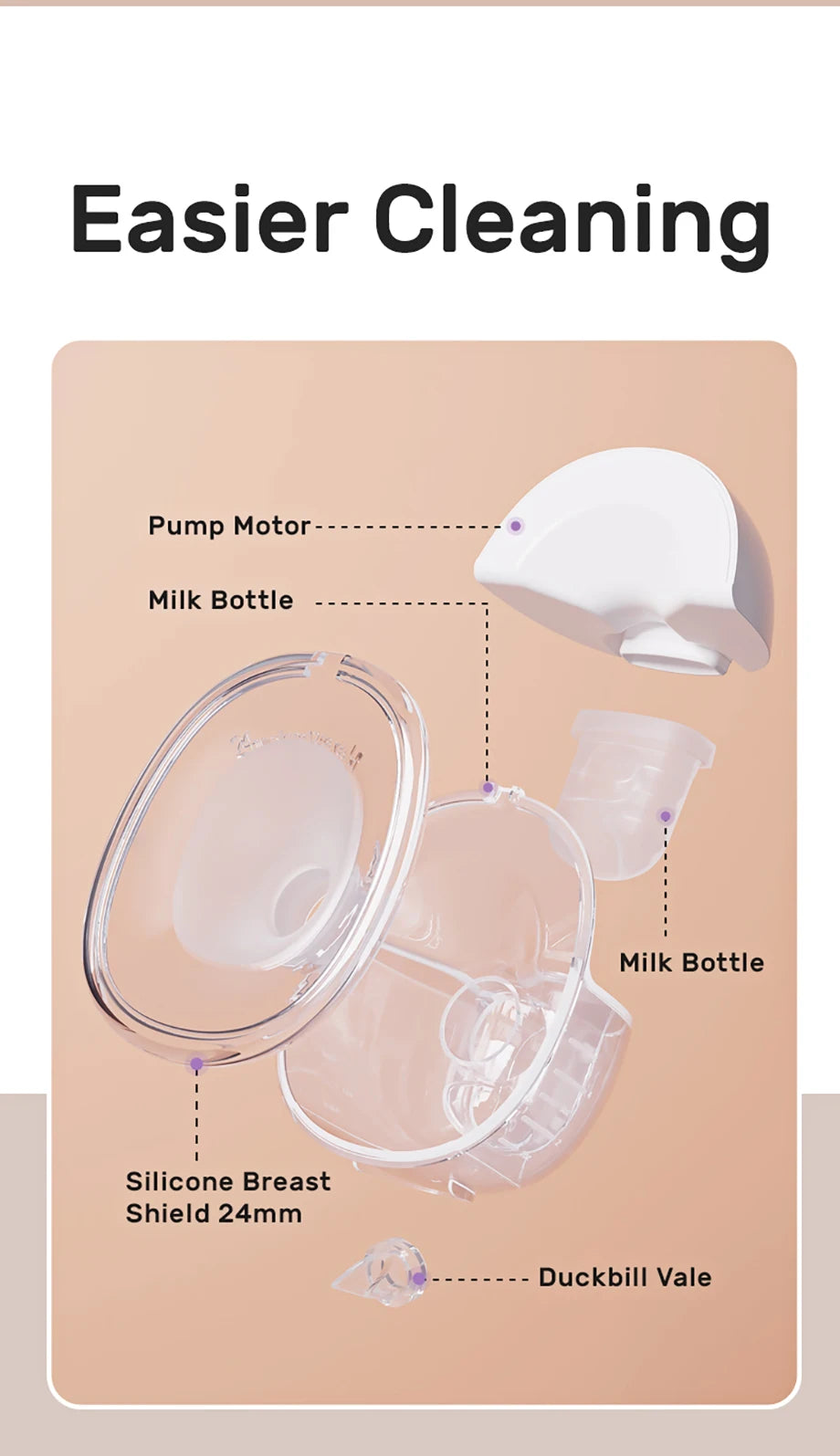 Portable Handsfree Breast Pump