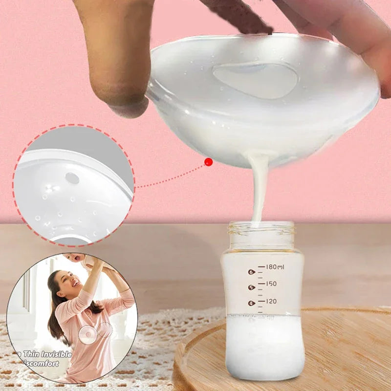 Breast Milk Collector Breast Correcting Shell Baby Feeding Milk Saver Protect Sore Nipples For Nursing and Breastfeeding