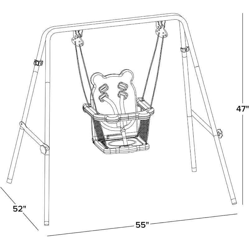 Toddler/Baby Indoor/Outdoor Swing Set