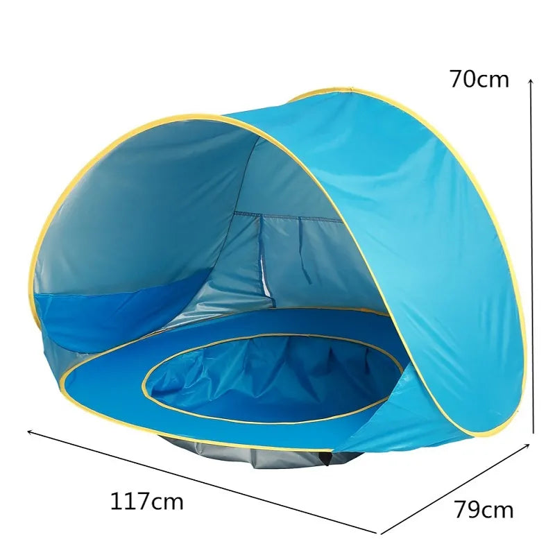 Portable Sun Shelter Beach Baby Pool