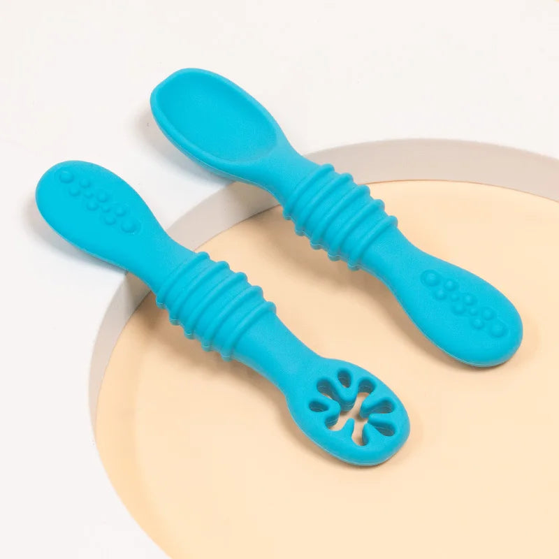 Baby Soft Learning Spoons Teether Toys