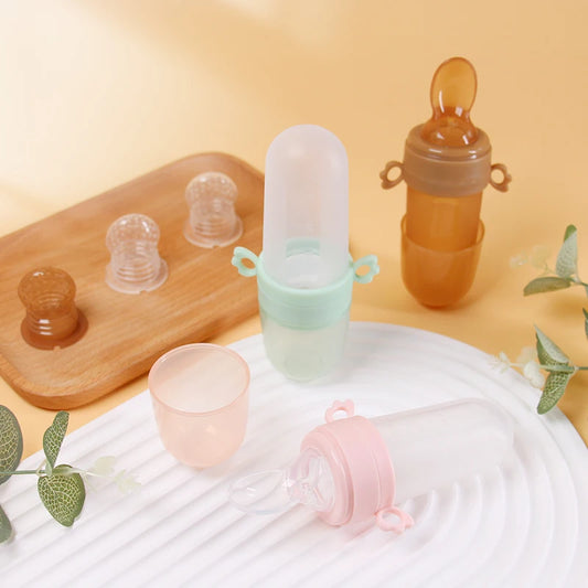 Baby Rice Cereal Bottle Dropper Squeeze Spoon