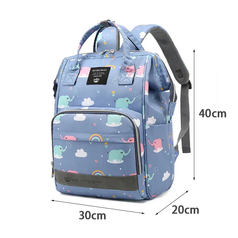 Baby Diaper Bag Backpack Waterproof  For Stroller