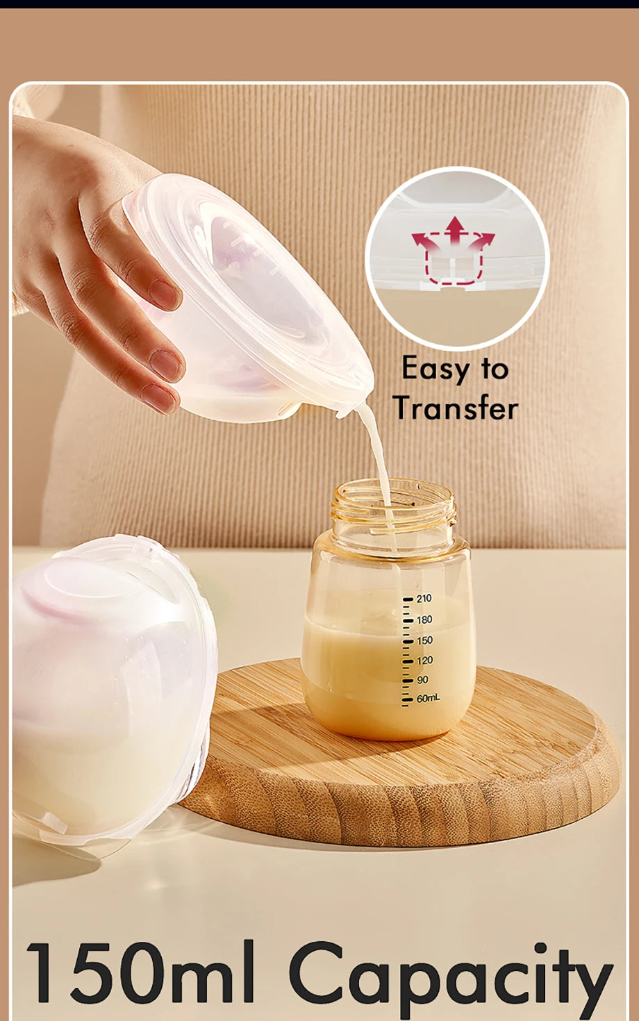 Hands Free Wearable Breast Pump