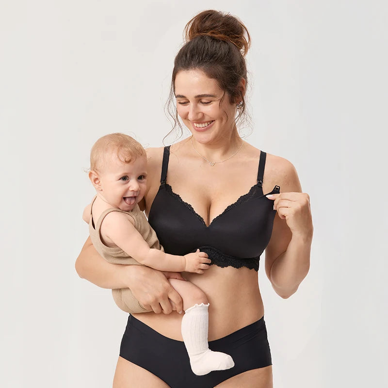 Women's Maternity Wireless Nursing Bras For Breastfeeding