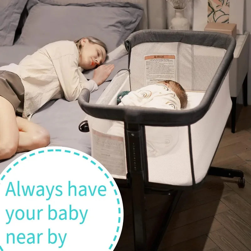 Portable Newborn Baby Bassinet Cradle