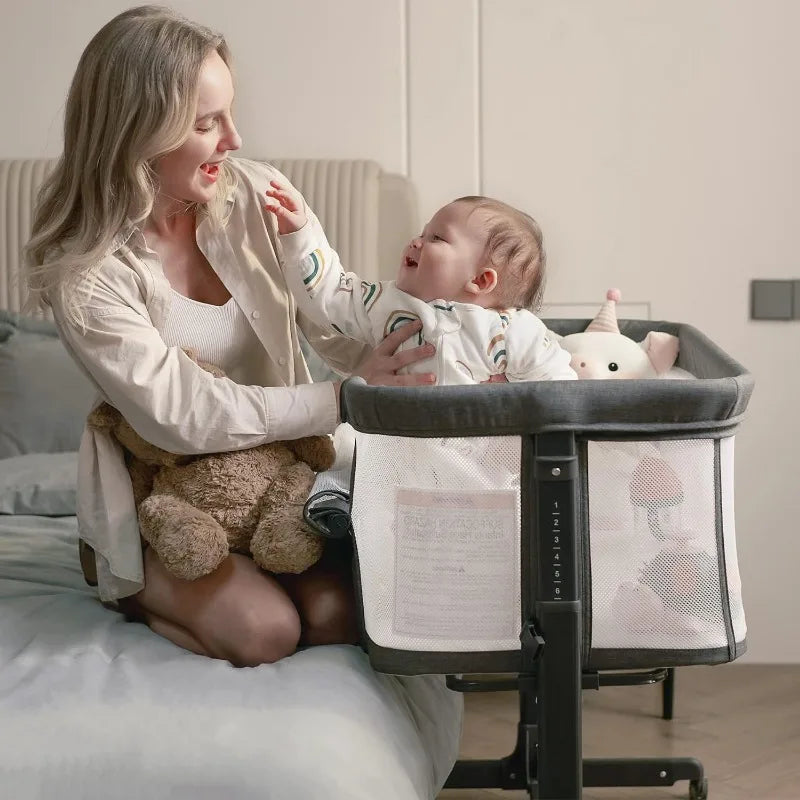 Portable Newborn Baby Bassinet Cradle