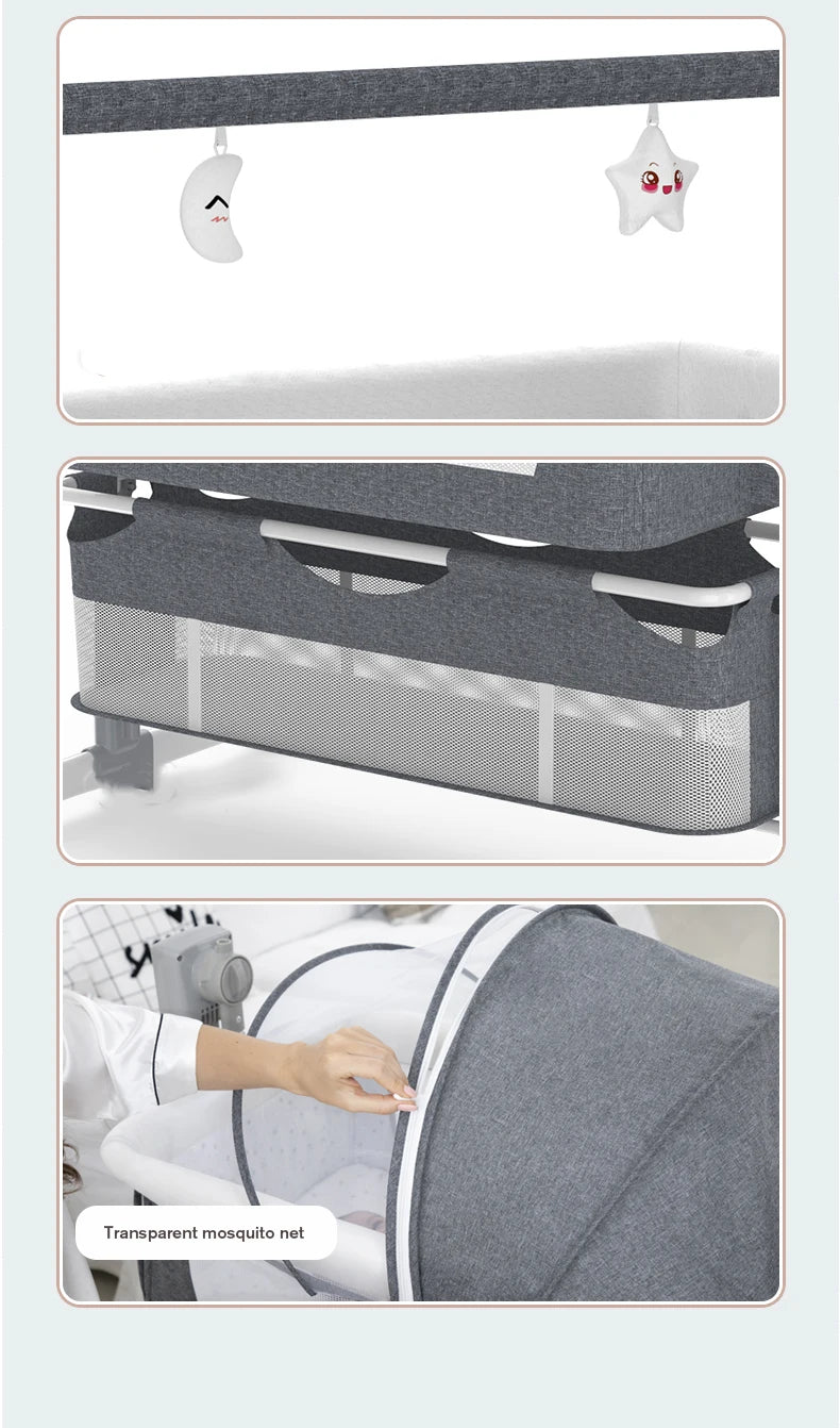 Travel Newborn Rocking Bassinet Bed