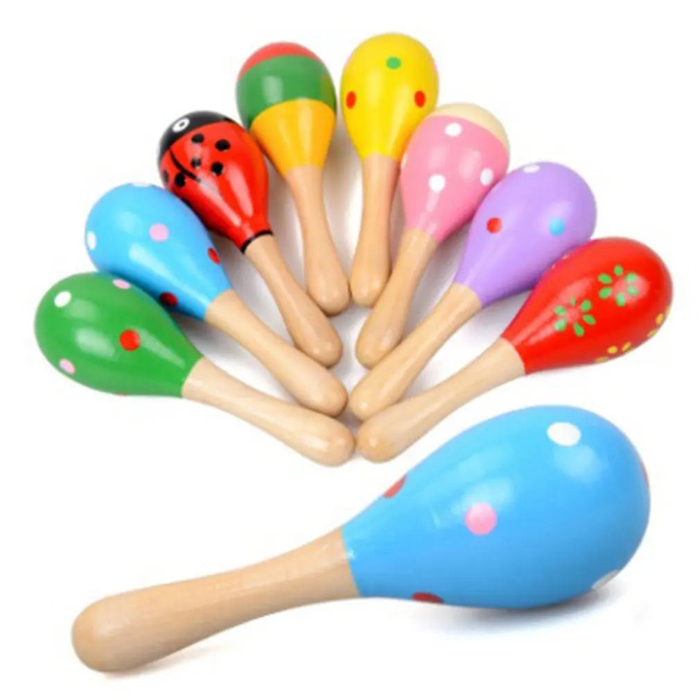 Baby Wooden Musical Rattle Musical Toy